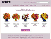 Tablet Screenshot of joyflorist.net